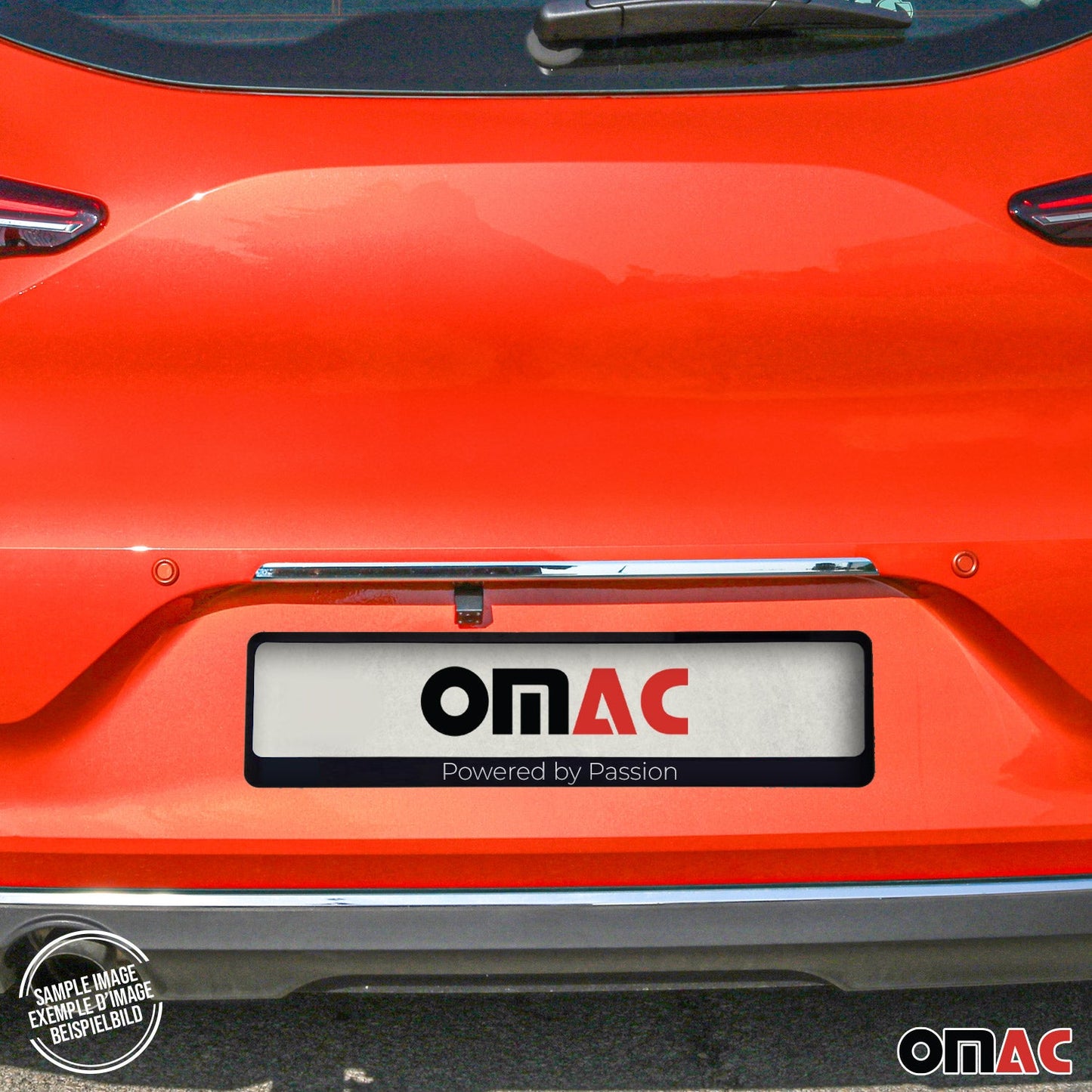 OMAC Rear Trunk Lid Molding Trim for Hyundai Genesis Coupe 2009-2016 Steel Chrome G003534