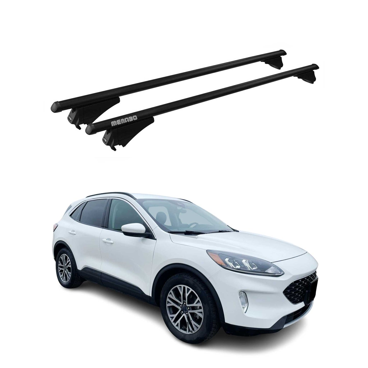 2020-2025 Ford Escape Roof Rack Cross Bars Black