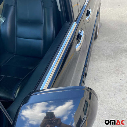 2016-2024 Mercedes Metris Window Molding Trim Streamer Stainless Steel 2Pcs