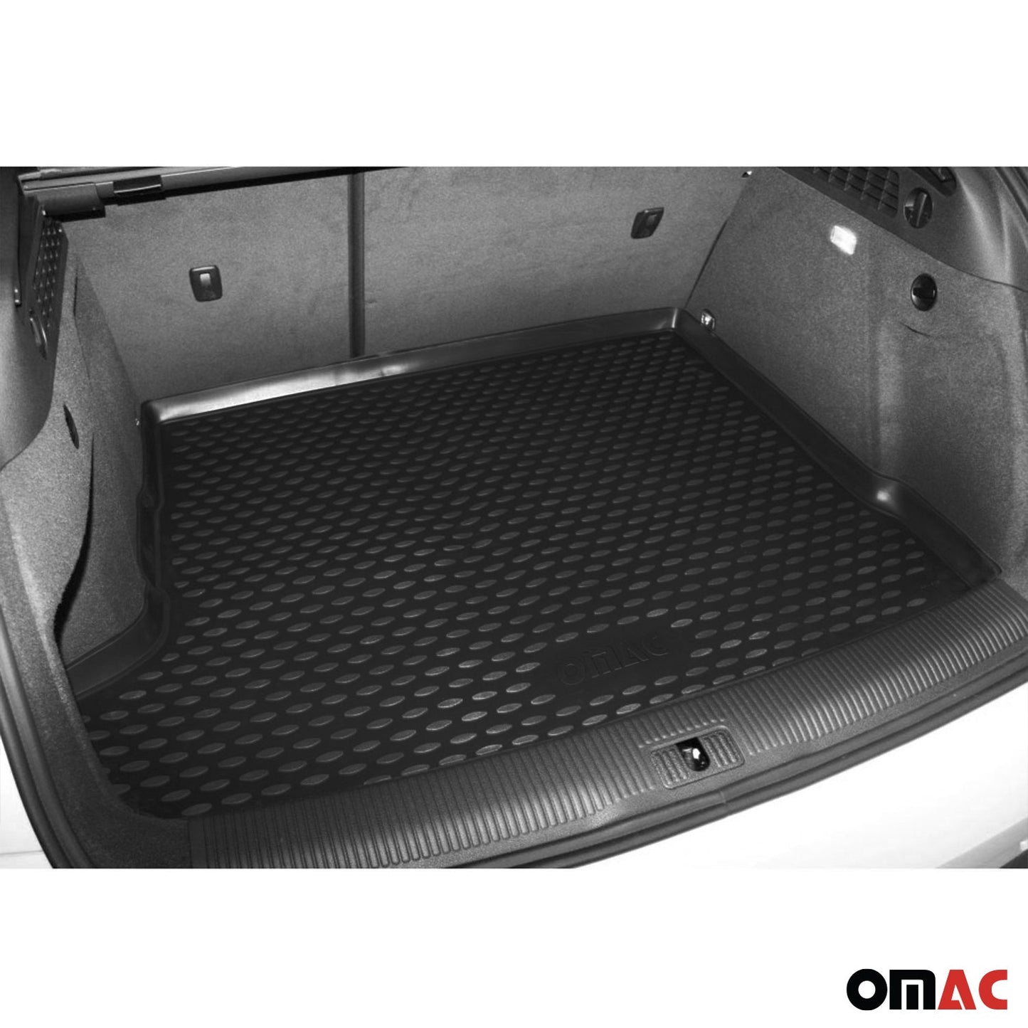 OMAC Cargo Mats Liner for Volvo V70 2008-2016 Rear Trunk Waterproof TPE Black U003643