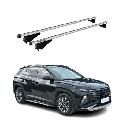 2022-2026 Hyundai Tucson Roof Rack Cross Bars Silver