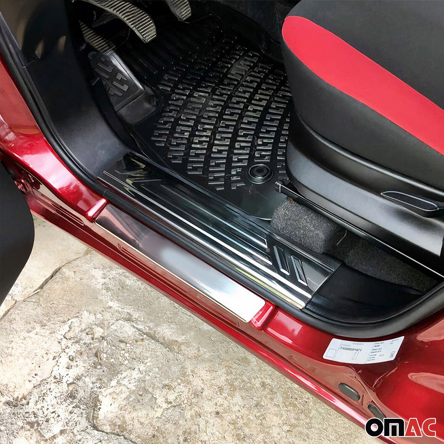 2015-2022 RAM ProMaster City Door Sill Scuff Plate Scratch Protector 2015-22 Stainless Steel 4x