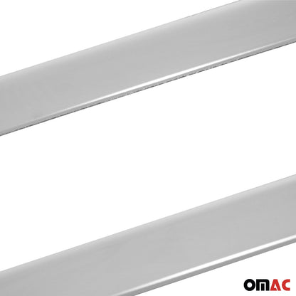 OMAC Side Door Molding Trim for Honda Civic 2022-2024 Sedan Steel Silver 4x 3430131