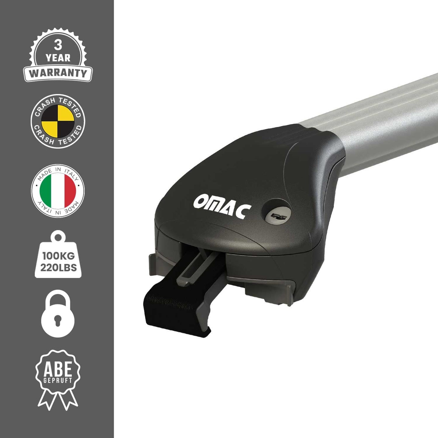 2011-2024 Mitsubishi Outlander Sport Roof Rack Cross Bars Black Luggage Carrier