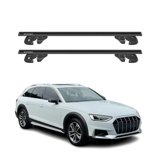 2017-2023 Audi A4 Allroad Roof Rack Cross Bars Black