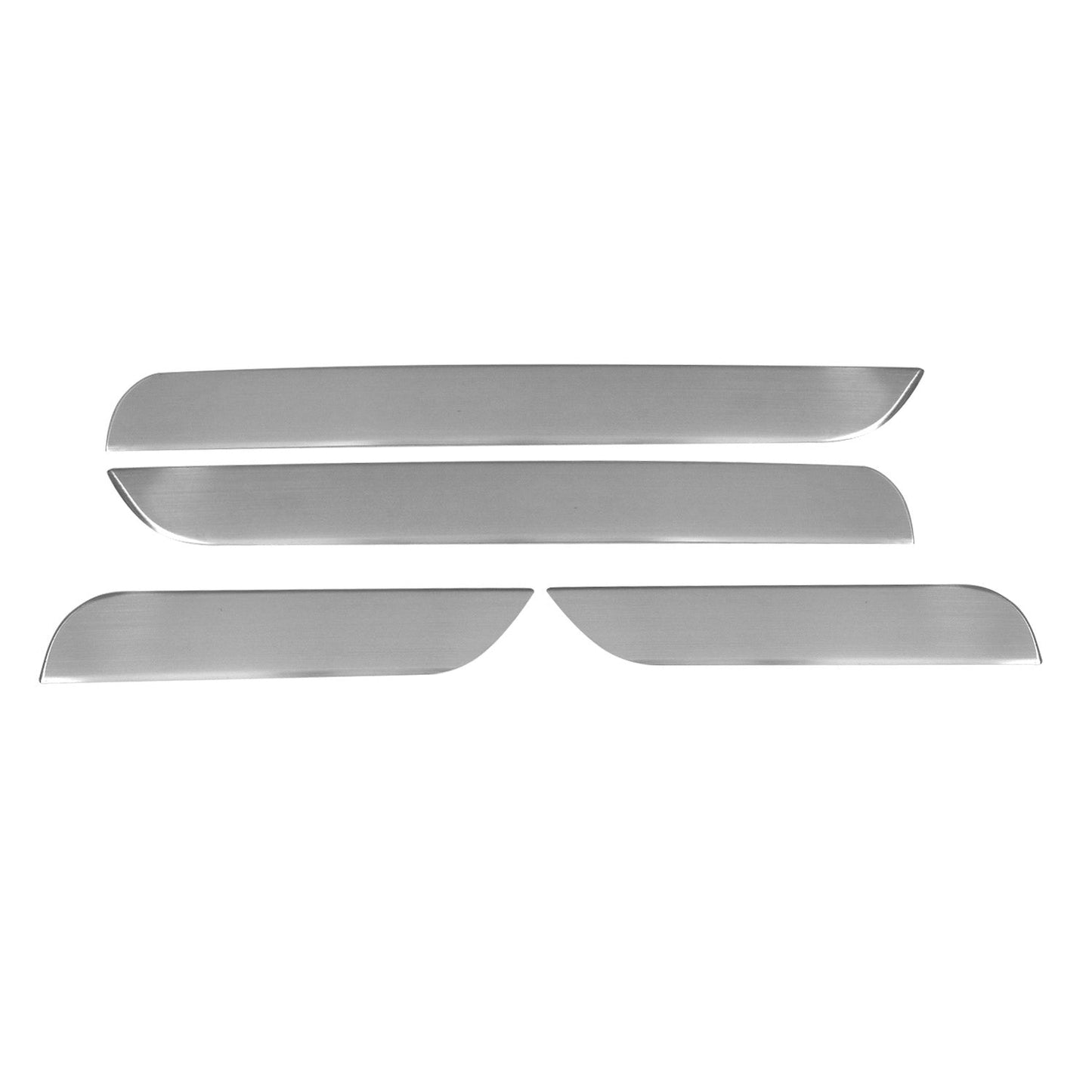 OMAC Chrome Door Sill Cover Scuff Plate 4 Pcs S. Steel Fits Citroen C3 2002-2009 1502091N