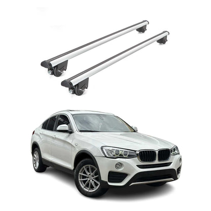 2015-2018 BMW X4 F26 Roof Rack Cross Bars Silver