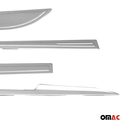 OMAC Side Door Molding Trim for Honda Civic 2016-2021 Sedan Steel Silver 4x 3413131