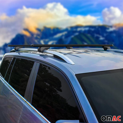 2007-2012 Mercedes GL Class X164 Roof Rack Cross Bars Black