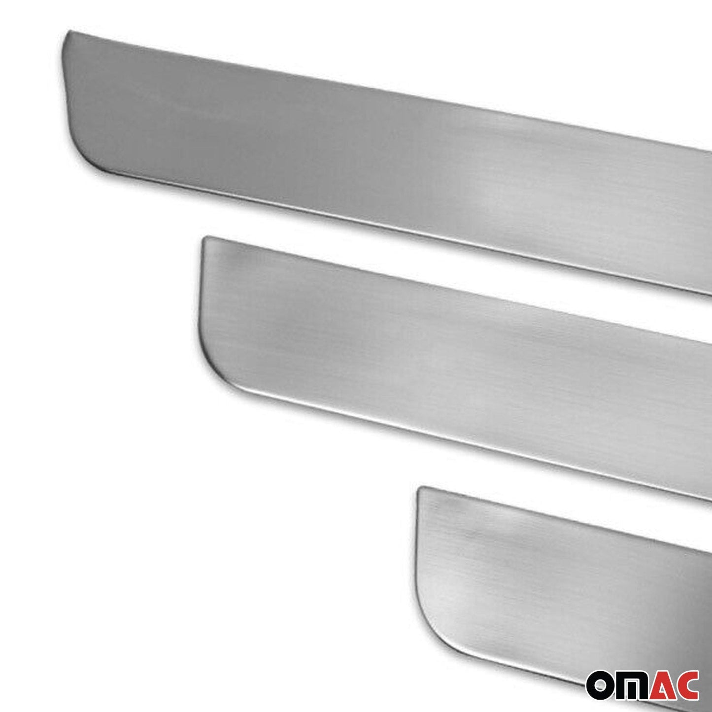 OMAC Door Sill Scuff Plate Scratch Protector for Hyundai Veloster 2012-2017 Steel 3x OM3522910
