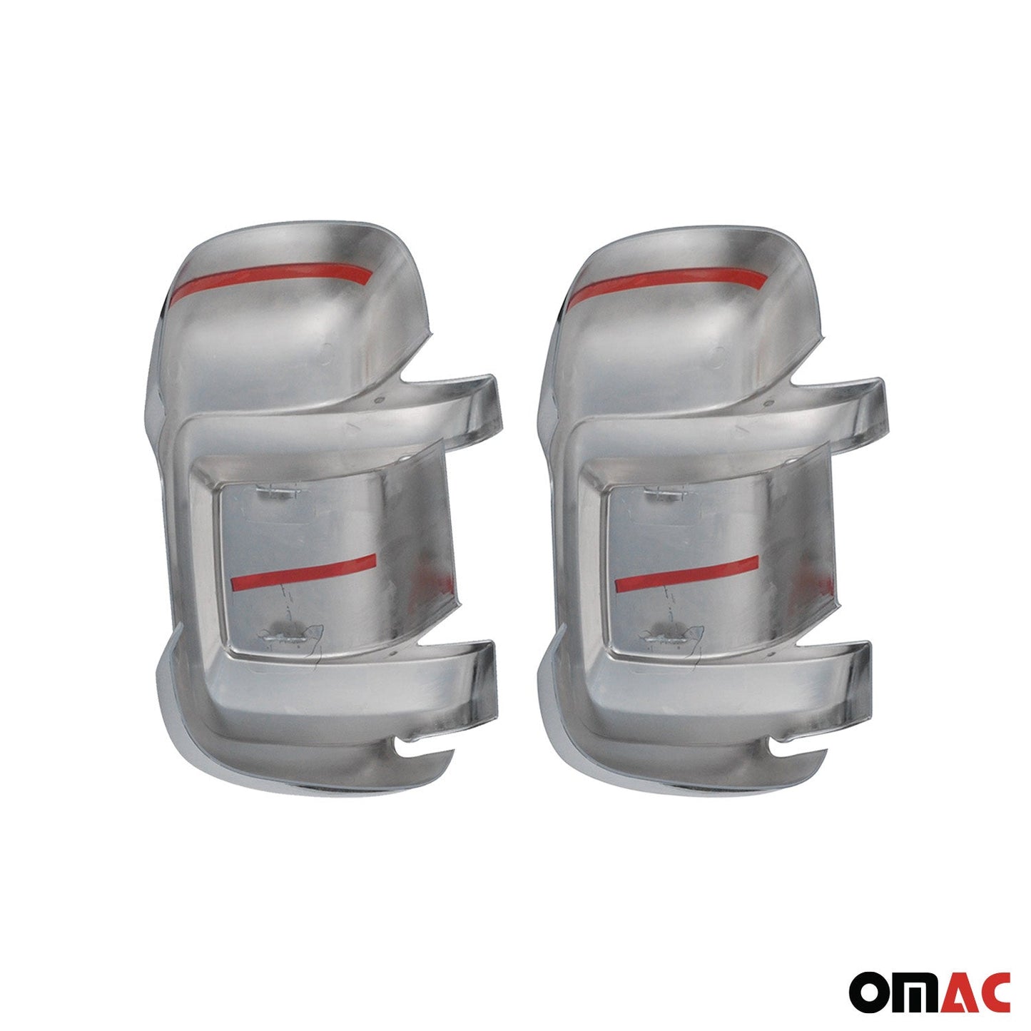 OMAC Mirror Cover Caps & Door Handle Chrome Set for RAM ProMaster 2014-2024 10x G003324