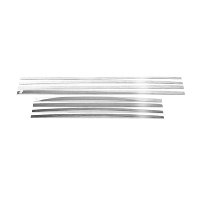 OMAC Fits MB E-Class W124 1986-1995 Brushed Chrome Side Door Sill Cover S.Steel 8 Pcs 4727DT091T