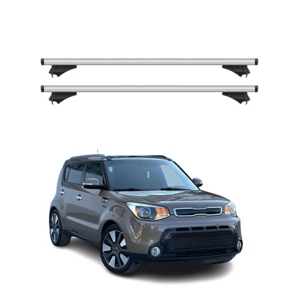 2014-2019 Kia Soul Roof Rack Cross Bars Silver