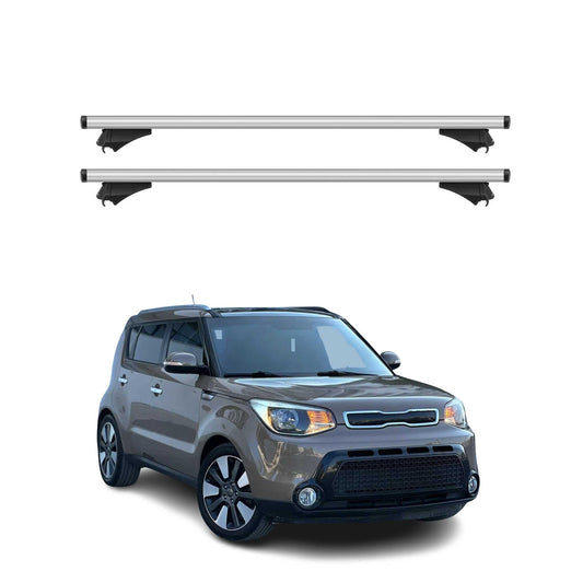 2014-2019 Kia Soul Roof Rack Cross Bars Silver