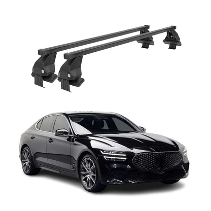 2019-2026 Genesis G70 Roof Rack Cross Bars Black