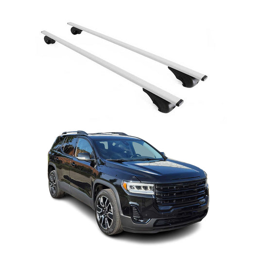 2017-2023 GMC Acadia Roof Rack Cross Bars Silver