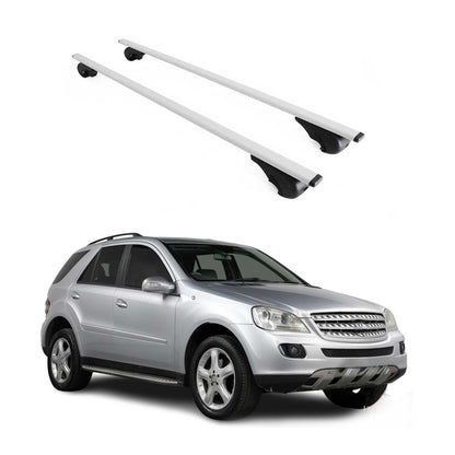 2005-2011 Mercedes M Class W164 Roof Rack Cross Bars Silver