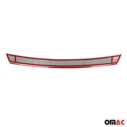OMAC Brushed Chrome Rear Bumper Guard Protector Steel for MB E Class Sedan 2016-2023 4761093T