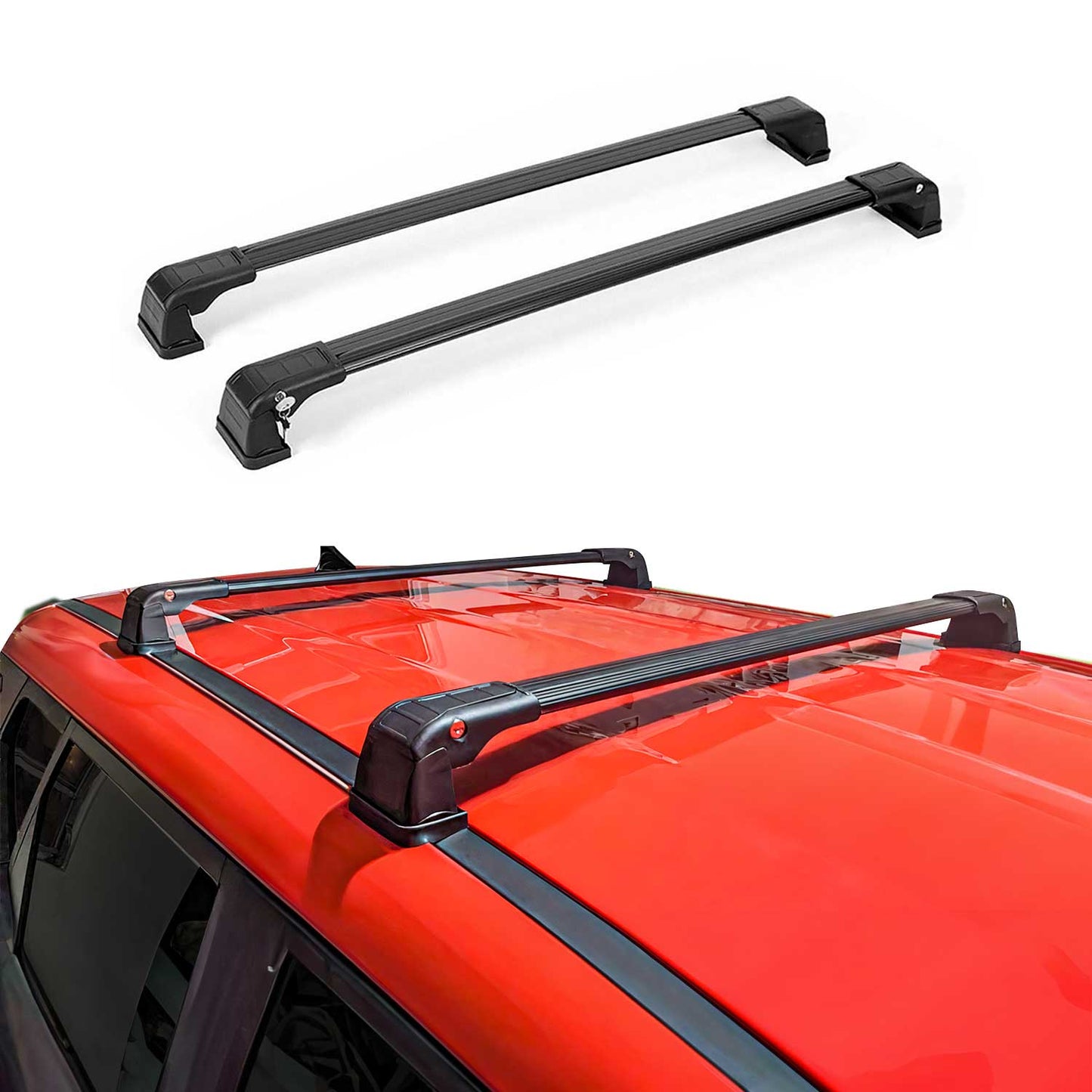 2013-2016 Mazda CX-5 Roof Rack Cross Bars Black
