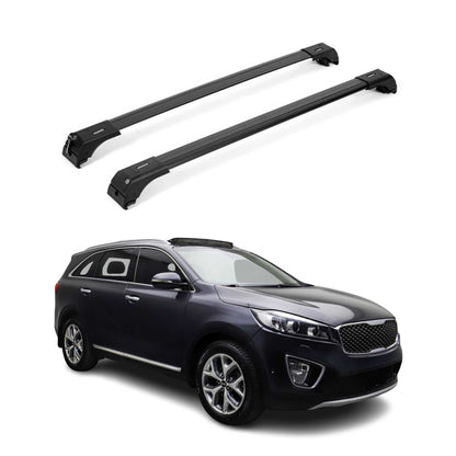 2016-2020 Kia Sorento Roof Rack Cross Bars Black