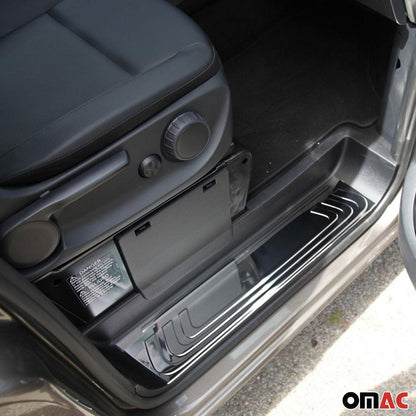 OMAC For Mercedes Metris 2016-2023 Chrome Door Sill Cover Scuff Plate S.Steel 3 Pcs 4733091N