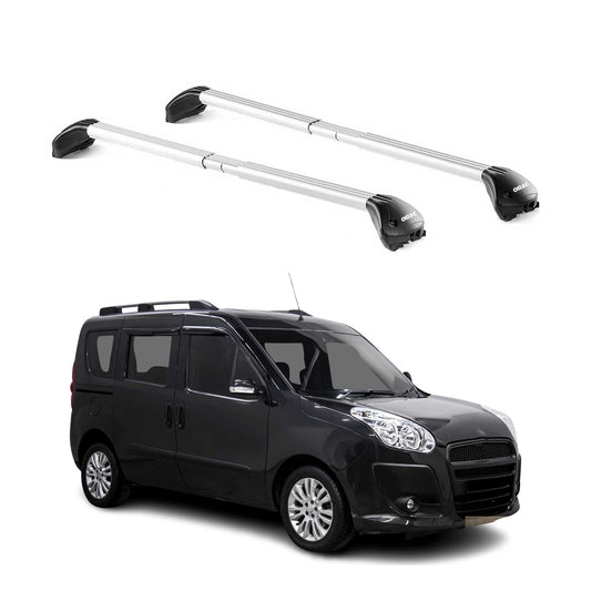 2015-2022 Ram ProMaster City Roof Rack Cross Bars Silver