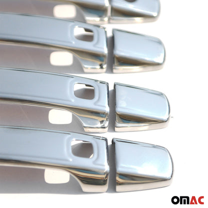 OMAC Car Door Handle Cover Protector for Lexus LX 570 2016-2021 Steel Chrome 8 Pcs U006026