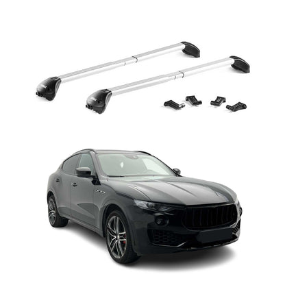 2017-2024 Maserati Levante Roof Rack Cross Bars Silver Luggage Carrier 2 Pcs