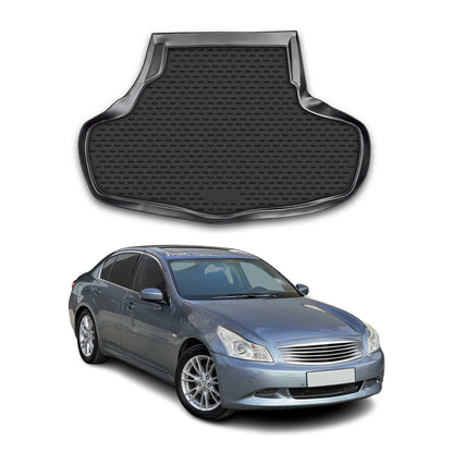 2009-2013 Infiniti G37X Cargo Liner Trunk Mat All Weather Black