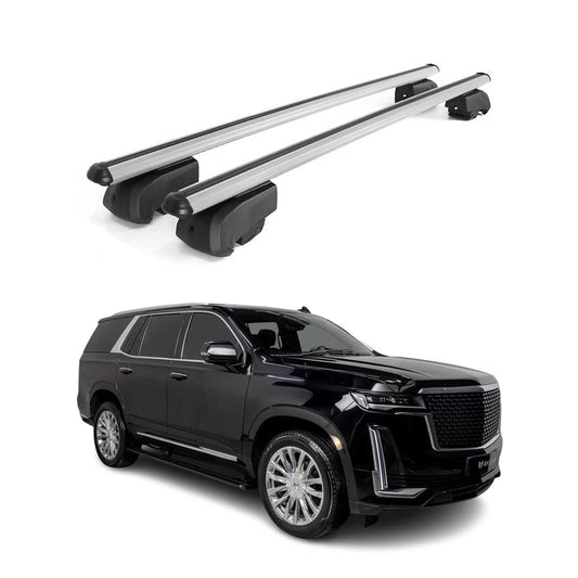 2021-2025 Cadillac Escalade Roof Rack Cross Bars Silver