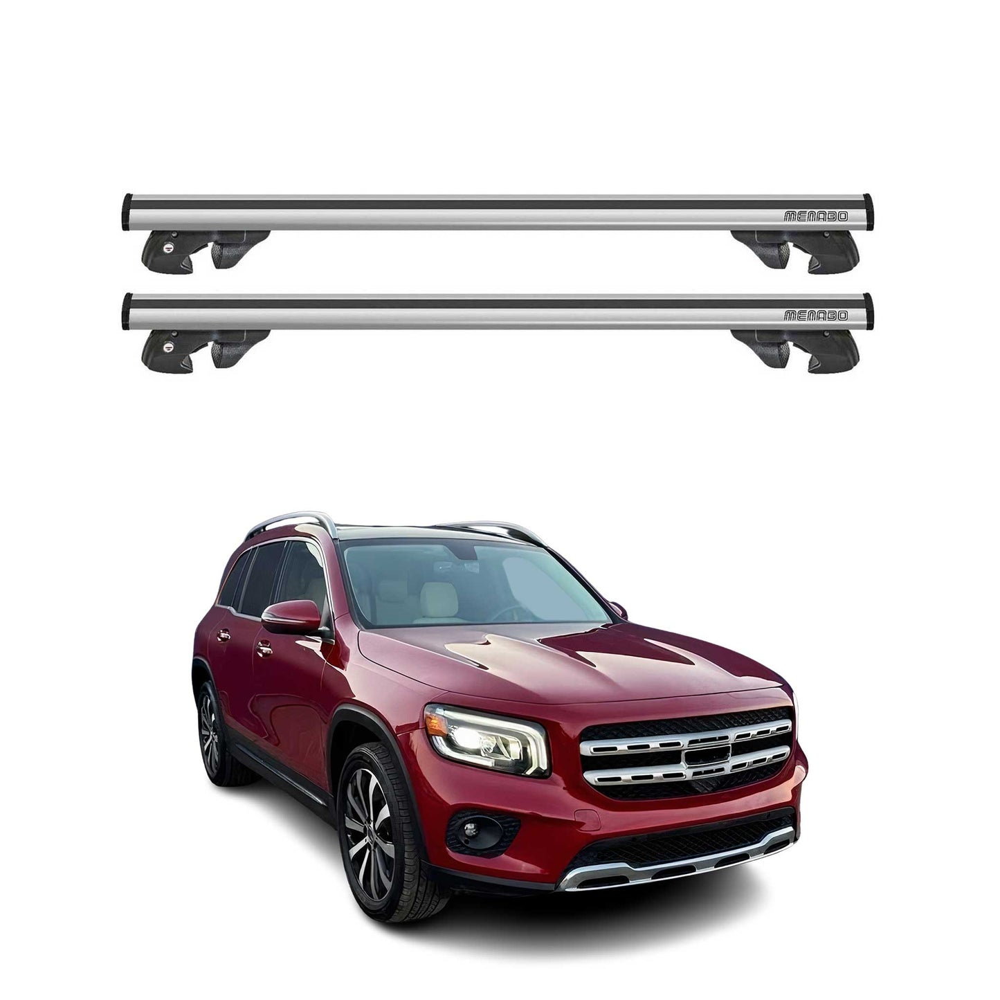 2020-2025 Mercedes GLB Class X257 Roof Rack Cross Bars Silver