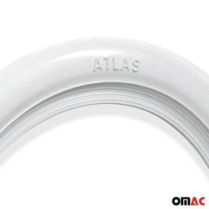 OMAC 4x Portawalls White Wall Tire Insert 16" Rims Sidewall Set 96TW016W