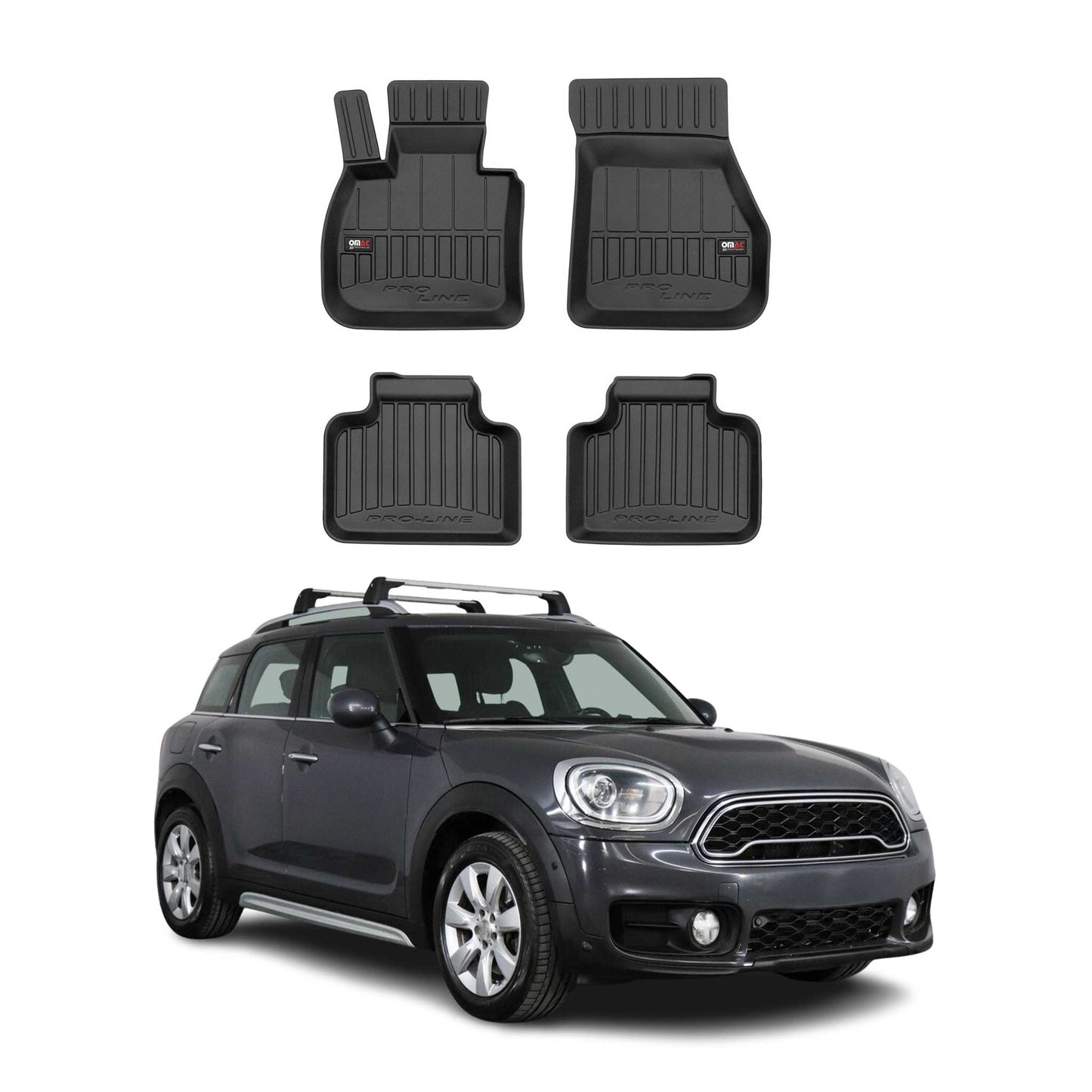 2017-2024 Mini Cooper Countryman F60 Premium Floor Mats Liners Full Set All Weather Heavy Duty