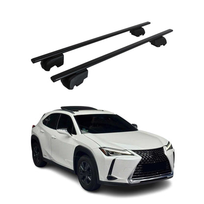 2019-2025 Lexus UX200 UX250h Roof Rack Cross Bars Black