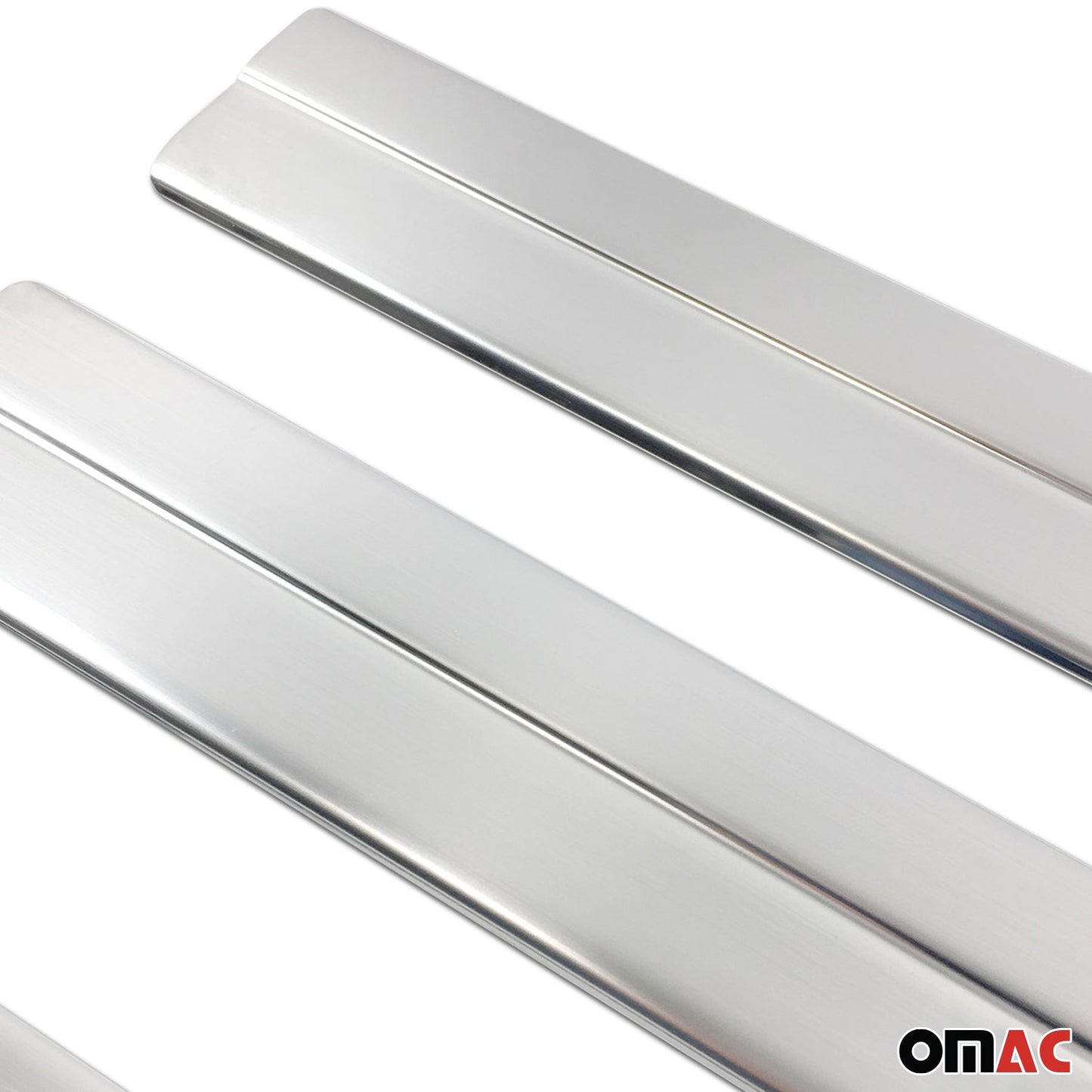 OMAC Door Sill Scuff Plate Scratch Protector for Ford Fiesta 2011-2019 Steel 4x 2614091