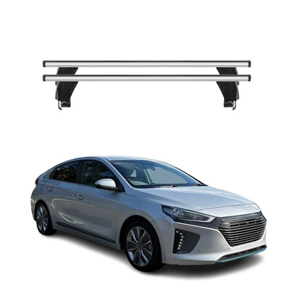 2017-2022 Hyundai Ioniq Roof Rack Cross Bars Silver