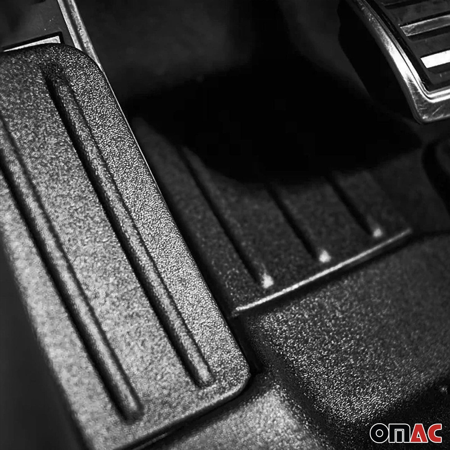 OMAC Premium 3D Floor Mats & Trunk Liner Set Black For BMW X4 (F26) 2014-2018 1224454-260
