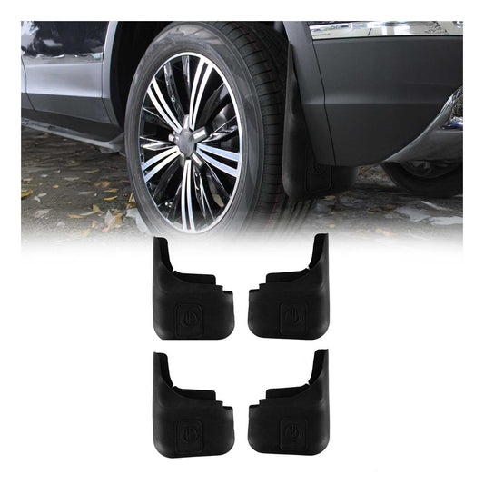 2014-2020 Fiat 500L Mud Guards Splash Mud Flaps Black 4 Pcs