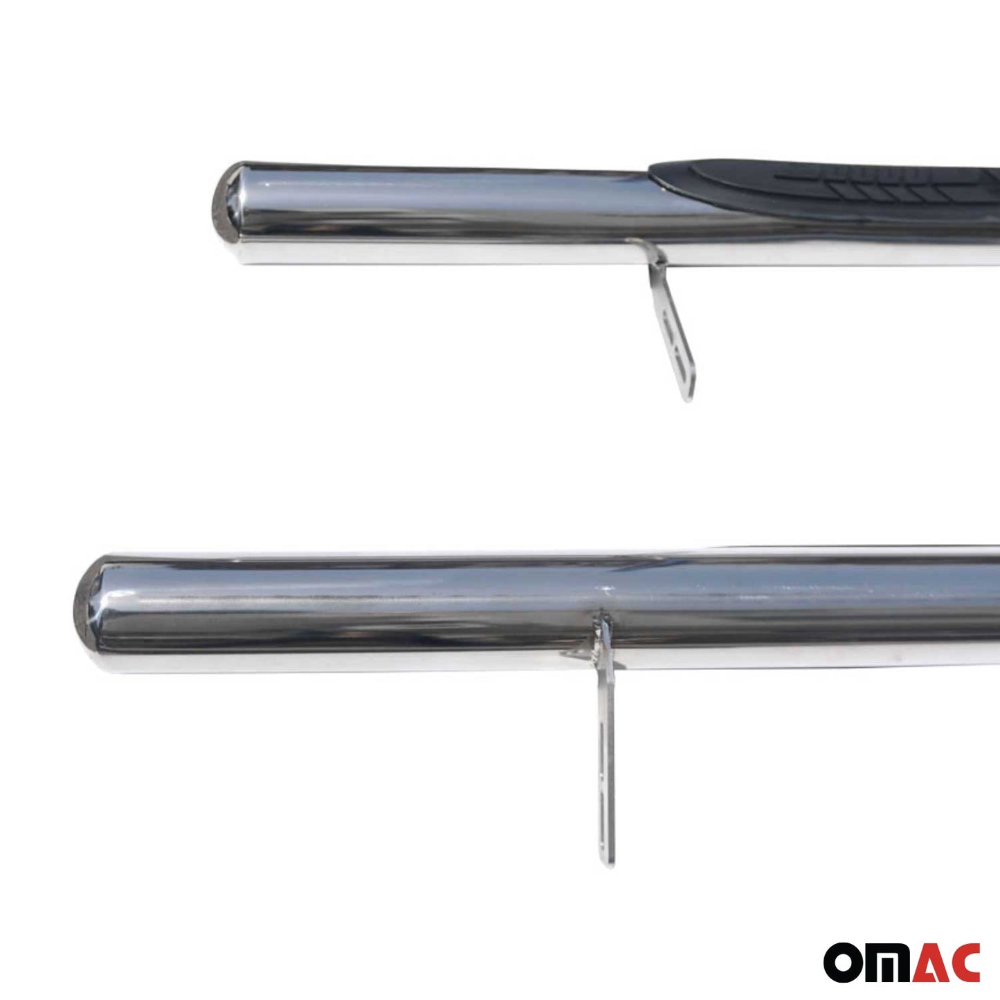 OMAC Steel Nerf Bars Side Step Running Board for Mercedes Metris 2016-2024 Gray 4721996P