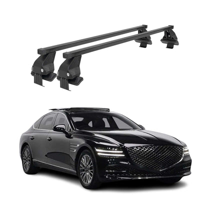 2017-2025 Genesis G80 Roof Rack Cross Bars Black