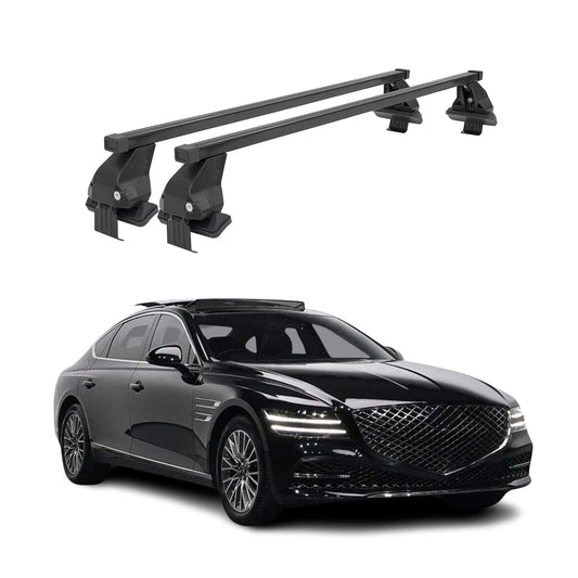 2017-2025 Genesis G80 Roof Rack Cross Bars Black
