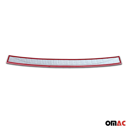 OMAC Rear Bumper Sill Cover Protector for VW T6 Transporter 2015-2021 Brushed Steel 7550093T