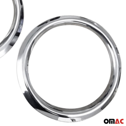 OMAC Fog Light Lamp Bezel Cover for Kia Sorento 2003-2009 Steel Silver 2 Pcs 4002103