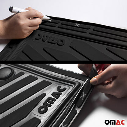 2021-2026 Kia K5 Semi-Custom fit Floor Mats Liner All Weather 3D Black Waterproof 4Pcs