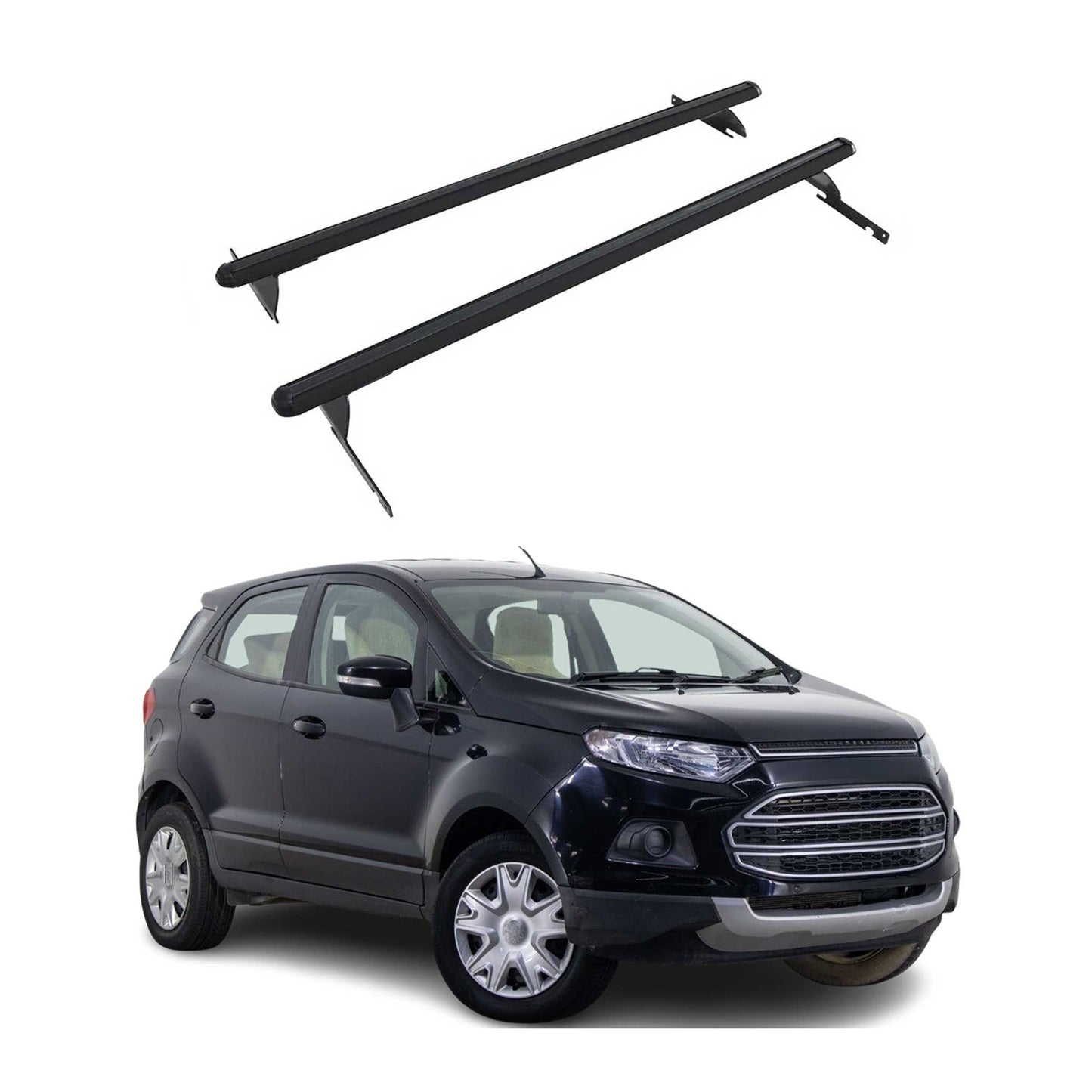 2013-2017 Ford EcoSport Roof Rack Cross Bars Black