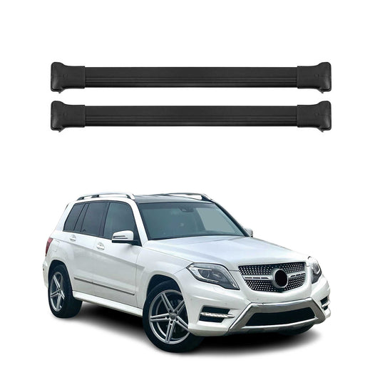 2009-2015 Mercedes GLK Class X204 Roof Rack Cross Bars Black