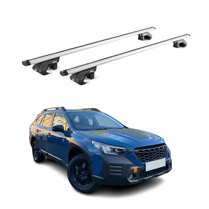 2022-2025 Subaru Outback Wilderness Roof Rack Cross Bars Silver Carrier 2Pcs