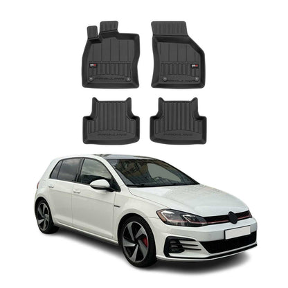 2015-2021 VW Golf GTI MK7 Premium Floor Mats Liners Full Set All Weather Heavy Duty