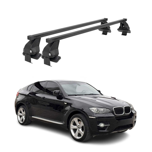 2008-2014 BMW X6 E71 & E72 Roof Rack Cross Bars Black