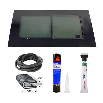2014-2025 RAM ProMaster L2L3L4 Sliding Window Glass Fit Kit Right Sliding Door